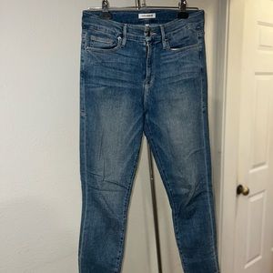 Good American good legs cropped skinny Jean